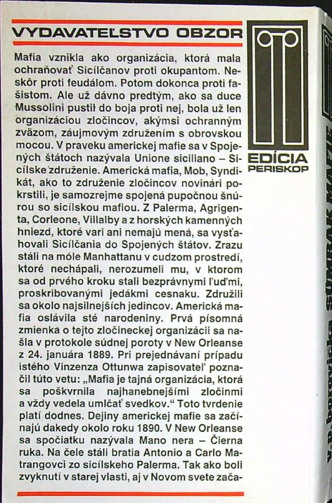 Súmrak mafie