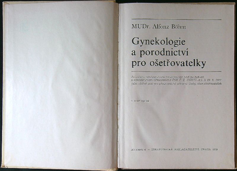 Gynekologie a porodnictví pro ošetrovatelky