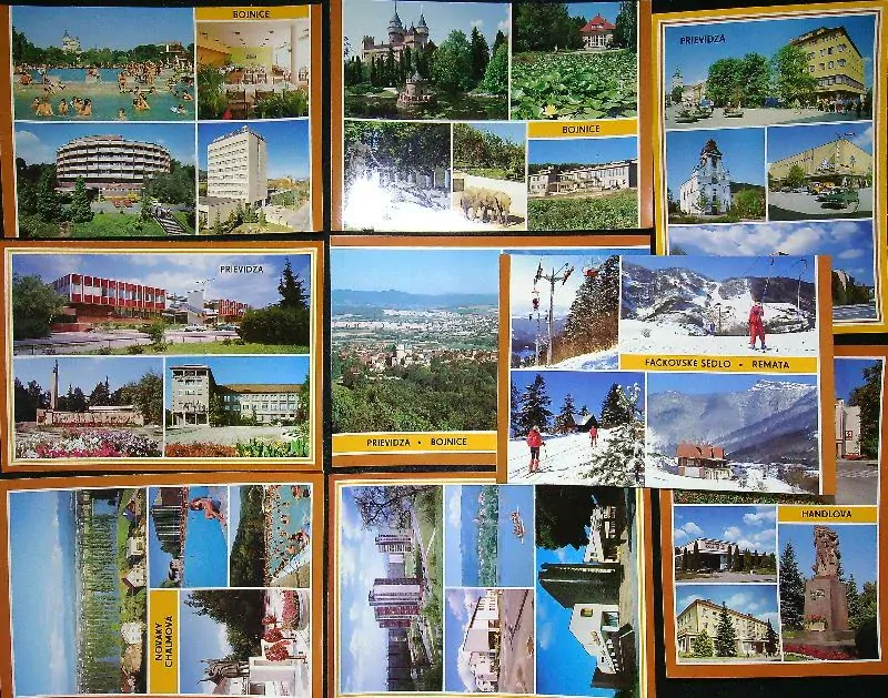 Pohľadnice - Prievidza a okolie