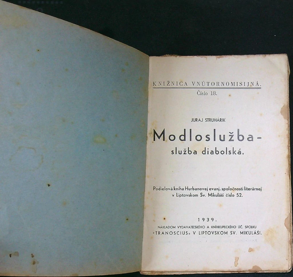 Modloslužba - služba diabolská