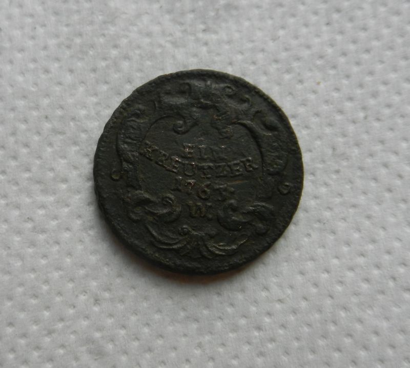 EIN KREUTZER 1763 W