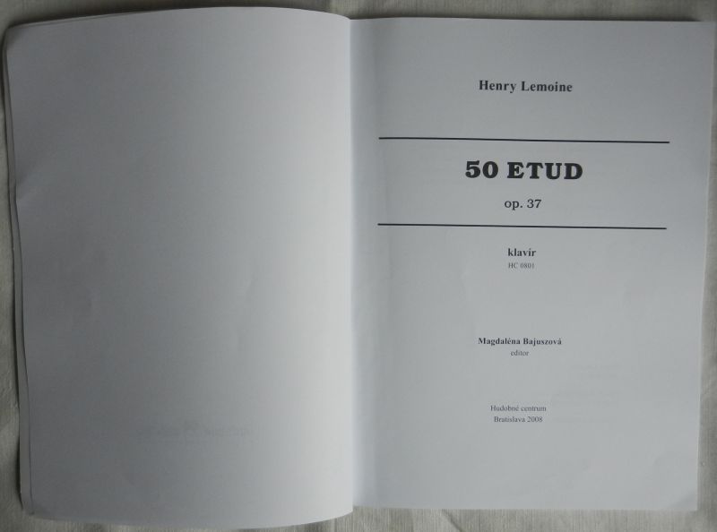 50 etud op. 37
