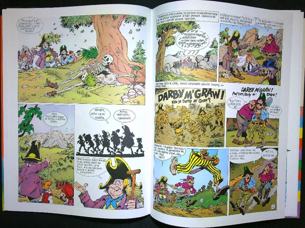 Ostrov pokladov komix