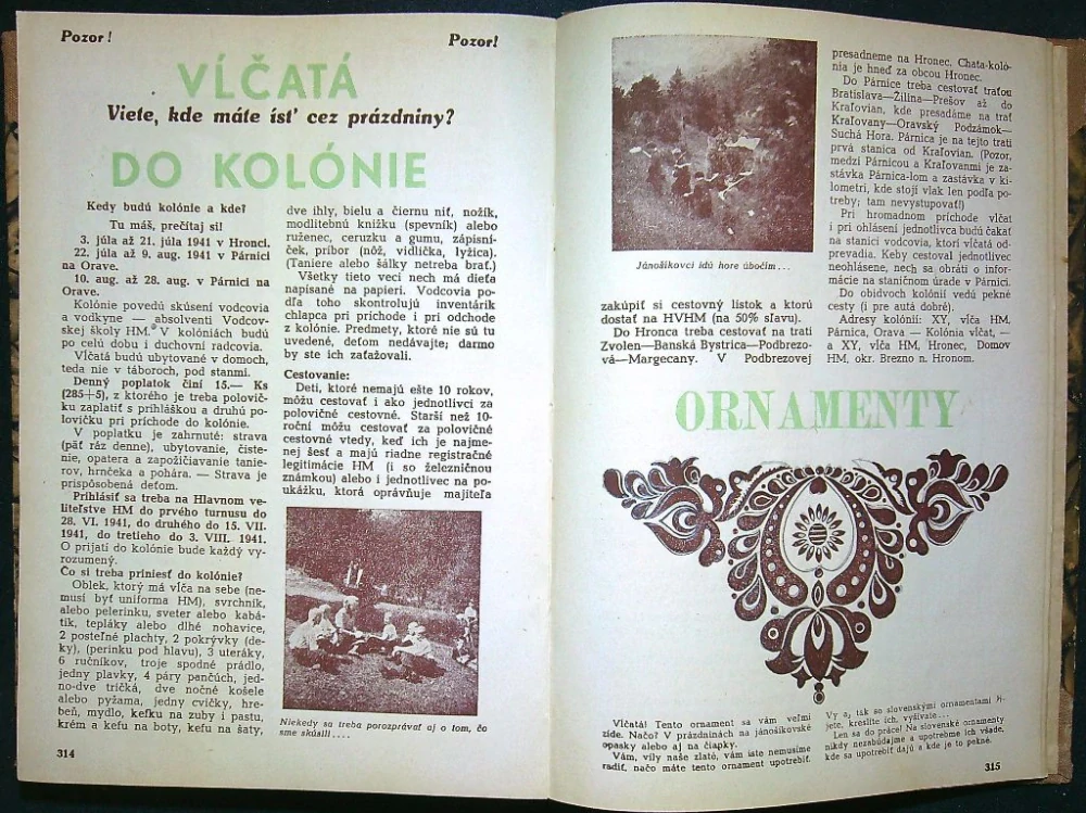 Časopis Vĺča 1941