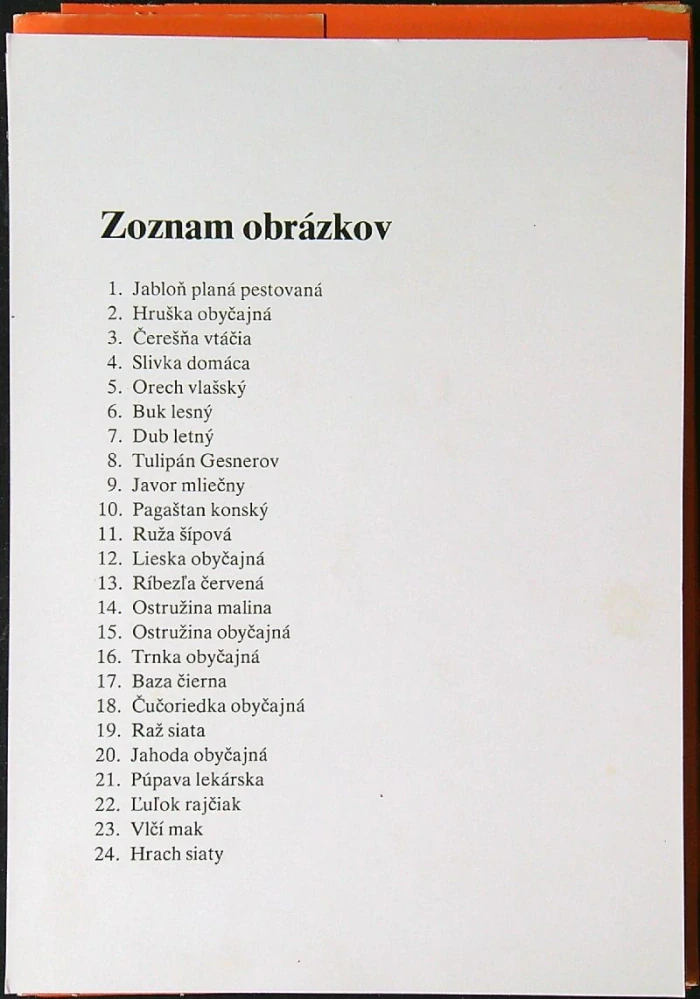 Manipulačný súbor plodov