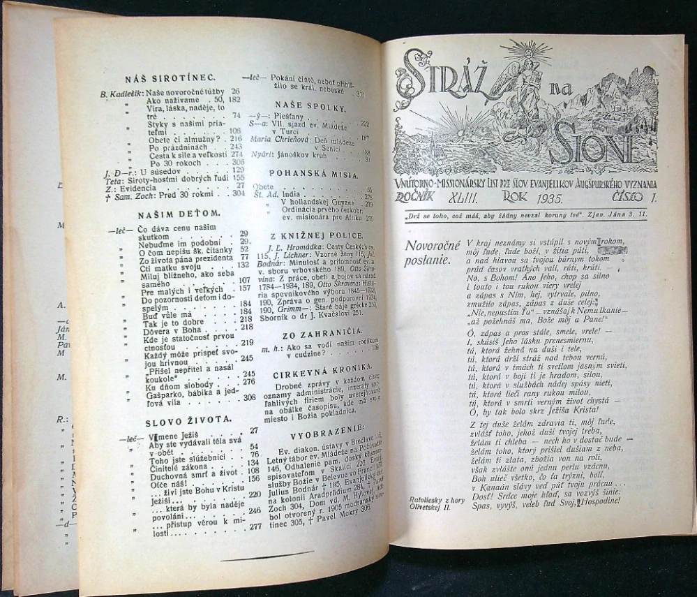 Stráž na Sione 1935