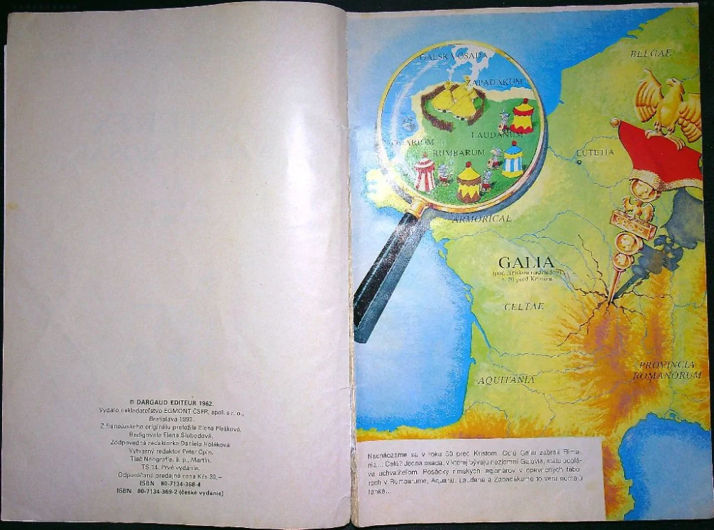 Asterix a zlatý kosák 1992