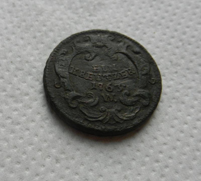 EIN KREUTZER 1763 W