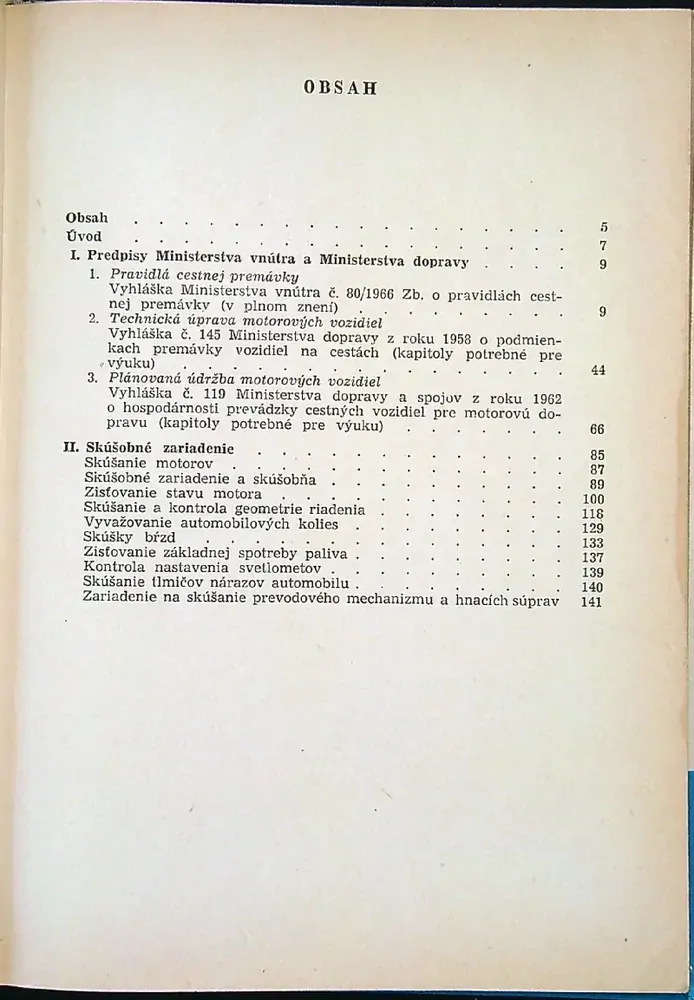 Automobily I., II., III. 