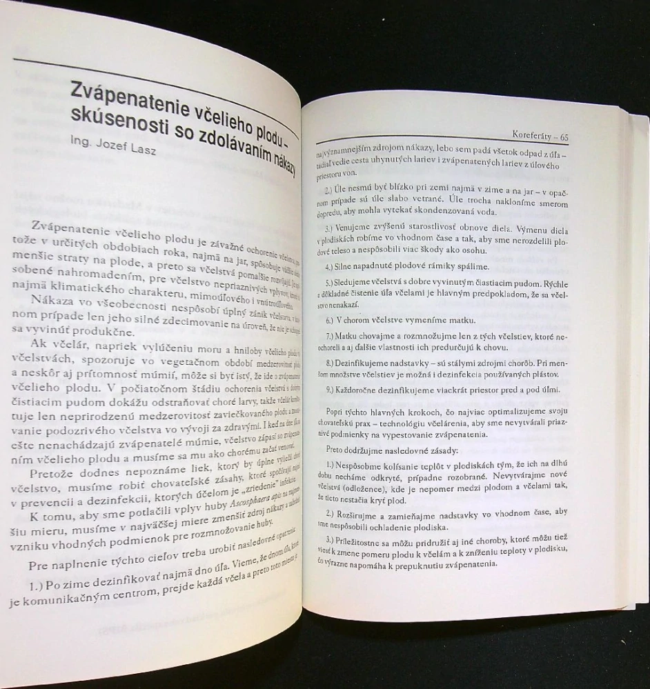 Nákazy včiel a včelieho plodu v krajinách strednej a východnej Európy