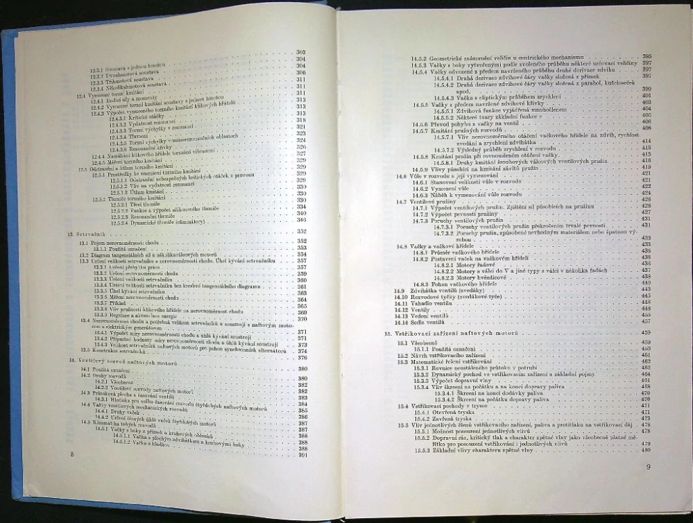 Naftové motory čtyřdobé 1. díl 1962