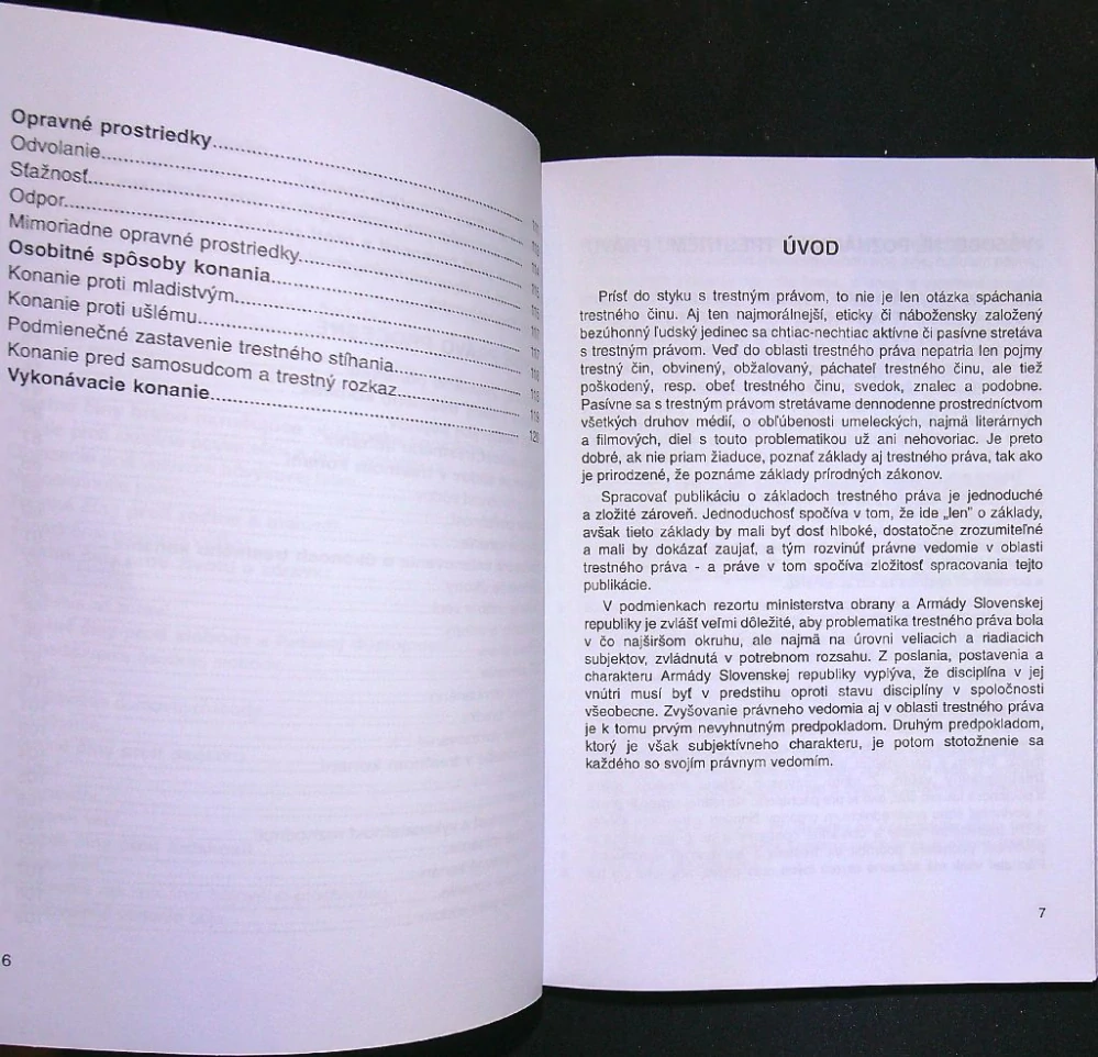 Trestné právo v skratke