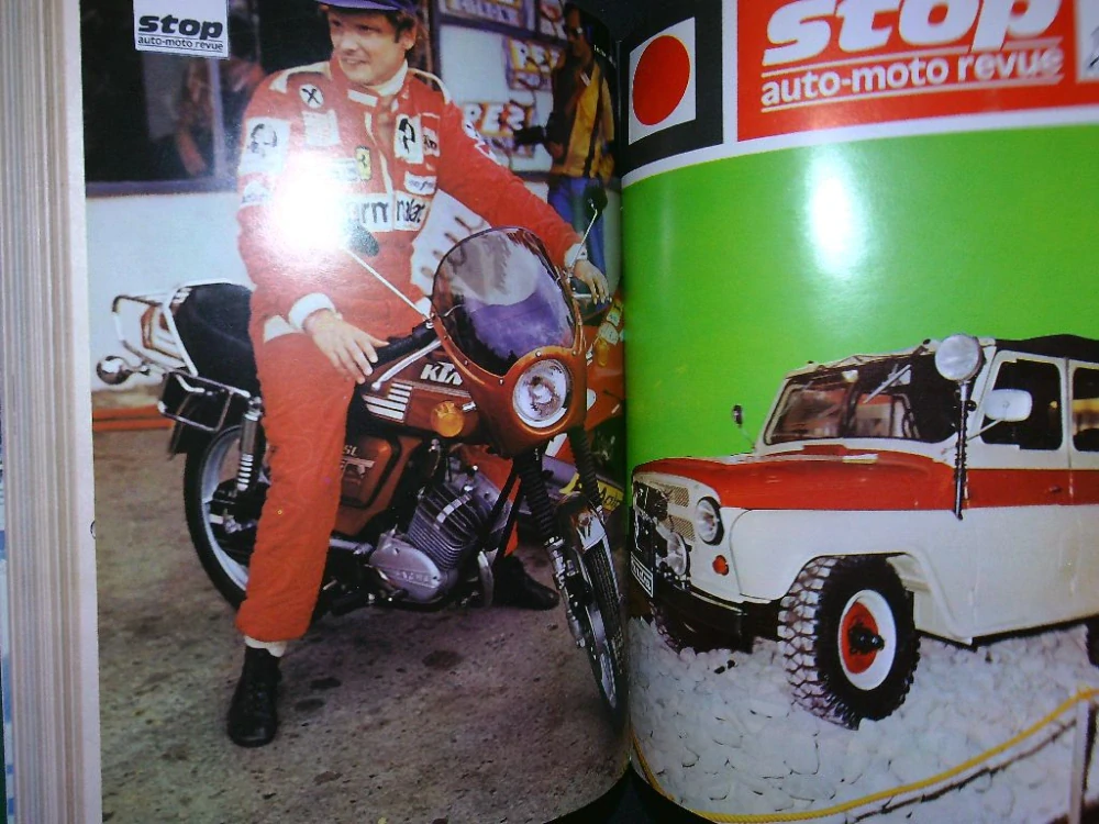 Časopis STOP Auto moto revue 1977