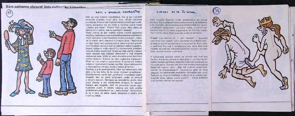 Rodinný kalendár 1989