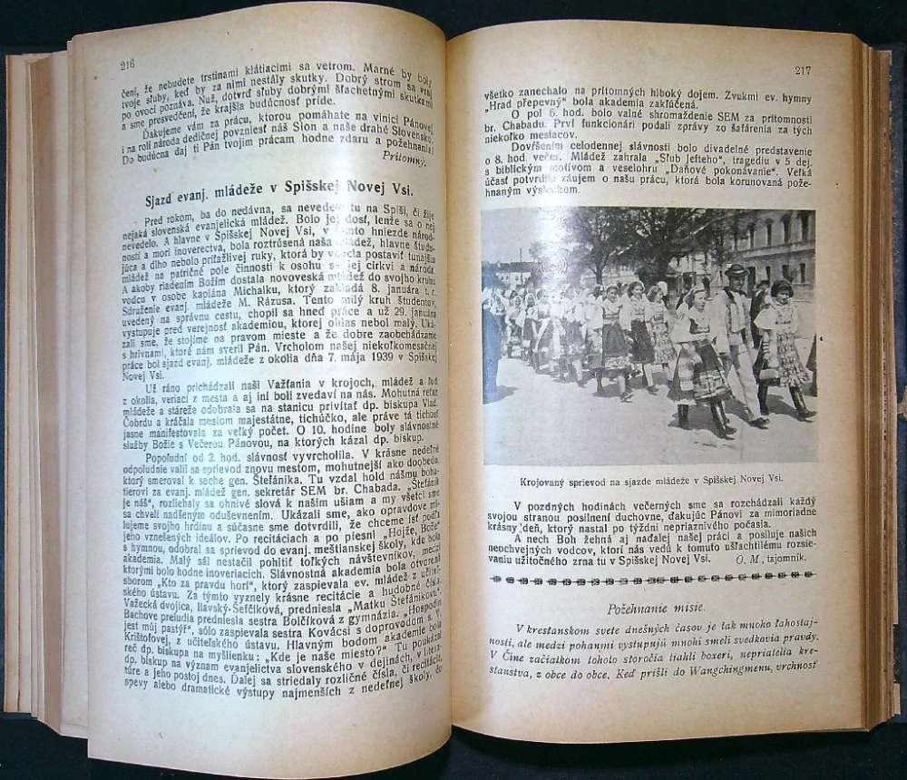 Evanjelický posol zpod Tatier 1939