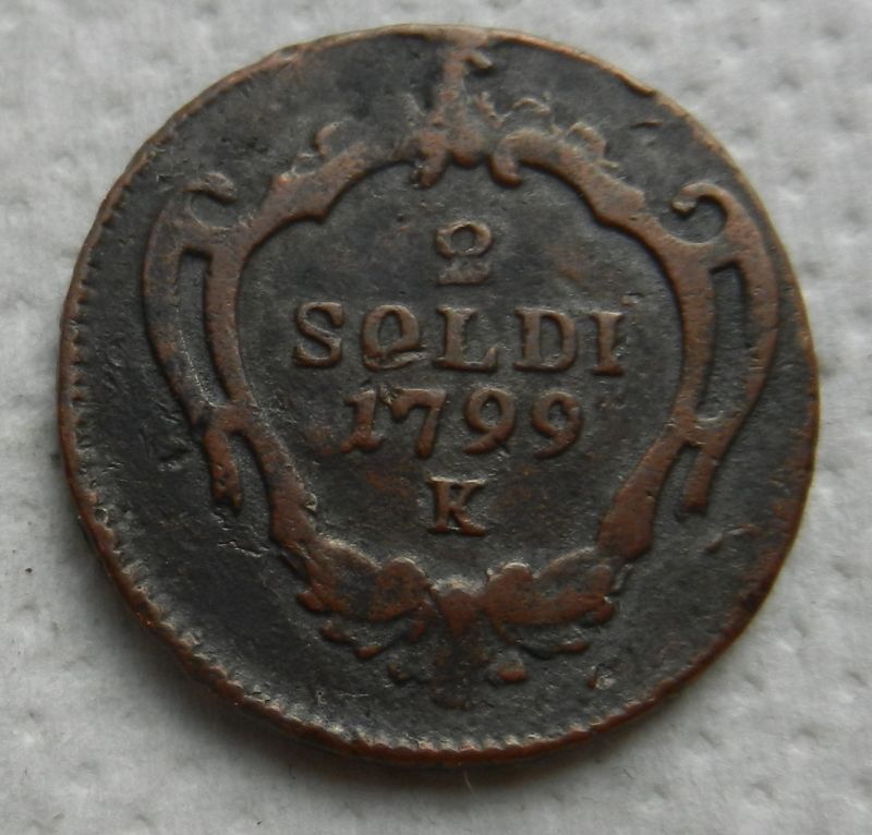 2 SOLDI 1799 K