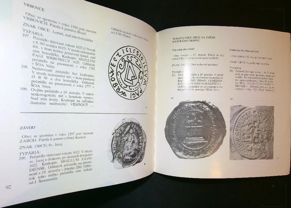 Pečate a znaky obcí Senického okresu