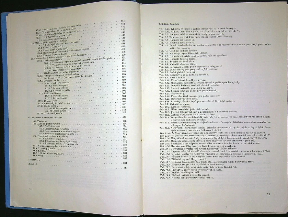 Naftové motory čtyřdobé 1. díl 1962