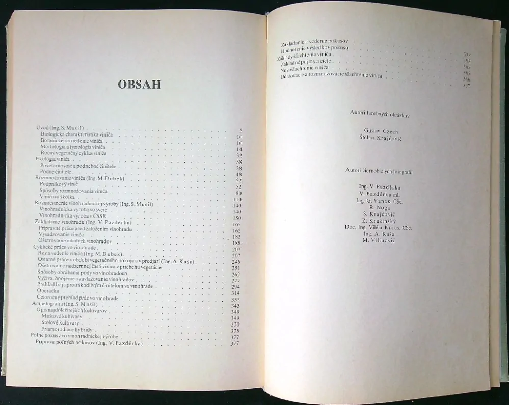 Vinohradníctvo 1978
