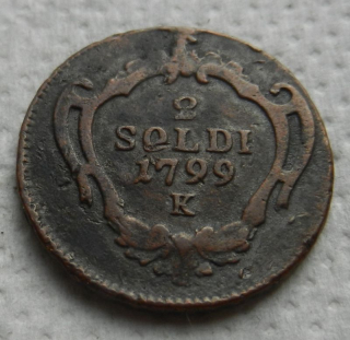2 SOLDI 1799 K